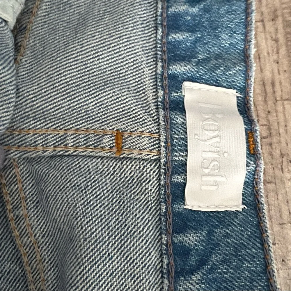 Boyish Jeans The Boyish Toby High Rise Relaxed Tapered Distressed New 28 - Picture 6 of 6